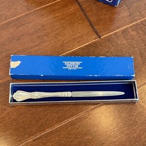 Salisbury pewter letter opener
